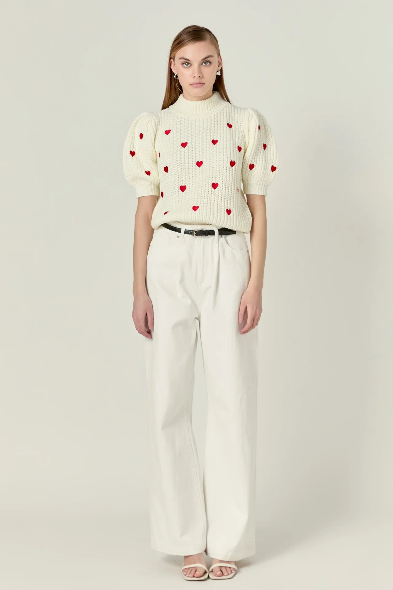 Sierra Heart Shape Embroidery Sweater - Image 8