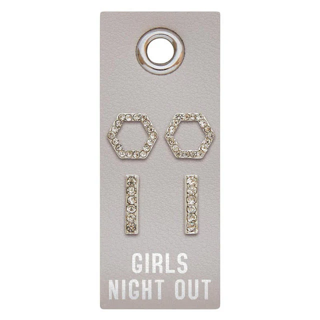 Silver Stud Earrings - Image 3