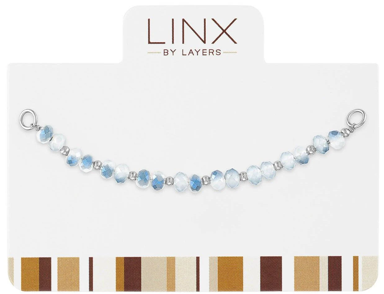 Silver Transitioning White to Blue Facet LINX Add-on - Image 2