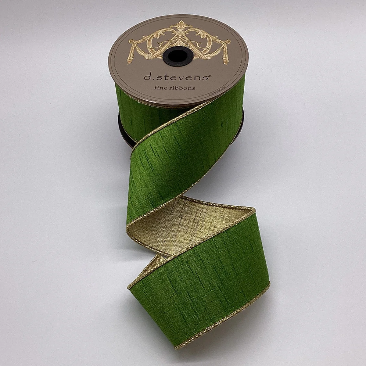 Slub Dupion Metallic Gold Back Ribbon - Image 7