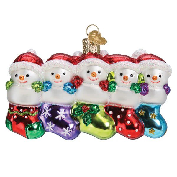 Snow Family Of 5 Ornament - Image 2