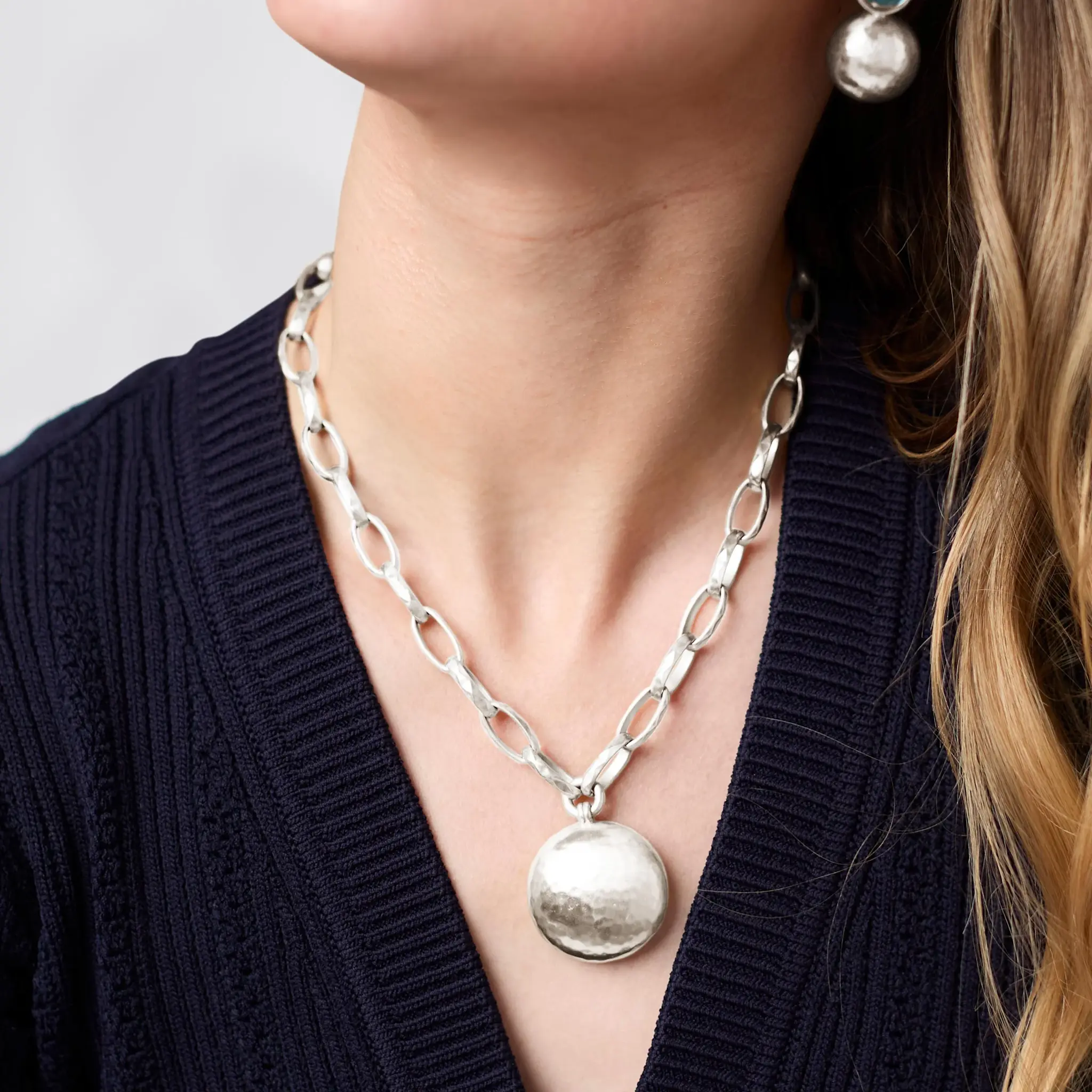 Solara Necklace Silver - Image 3