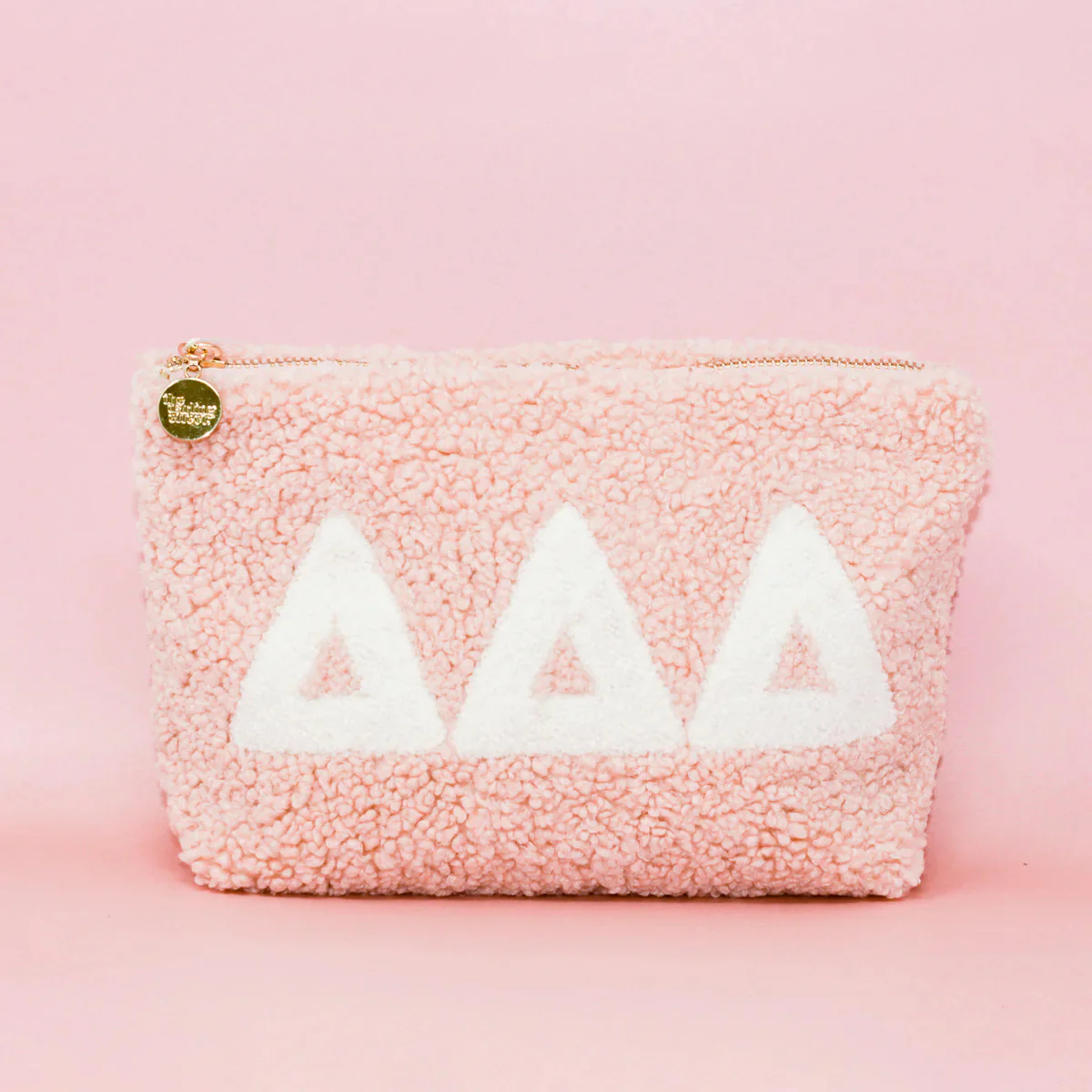 Sorority Teddy Letter Pouch Blush - Image 3