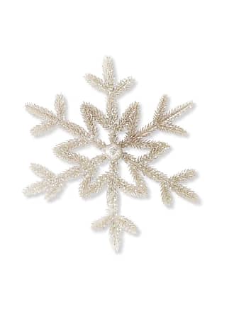 18 Inch Platinum Glitter Pine Snowflake - Image 2