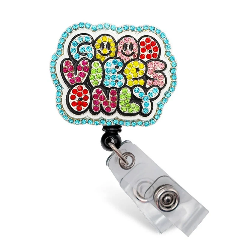 Sparkle and Shine Rhinestone Badge Reel - Image 6