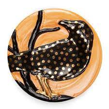 Speckled Crow Plate