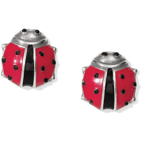 Spring Ladybug Mini Post Earrings - Image 2