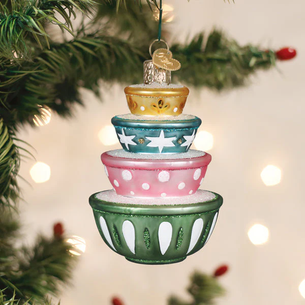 Stacked Mixing Bowls Ornament