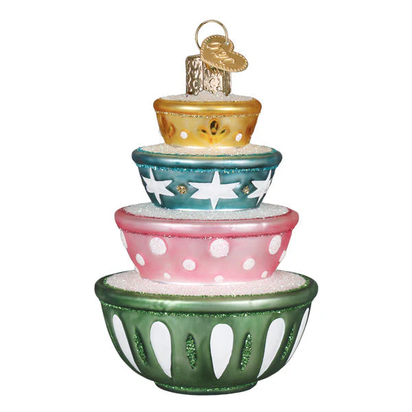 Stacked Mixing Bowls Ornament - Image 2