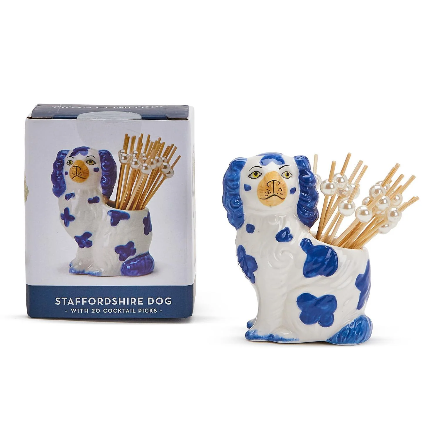 Staffordshire Dog with 20 Picks in Gift Box - Image 5