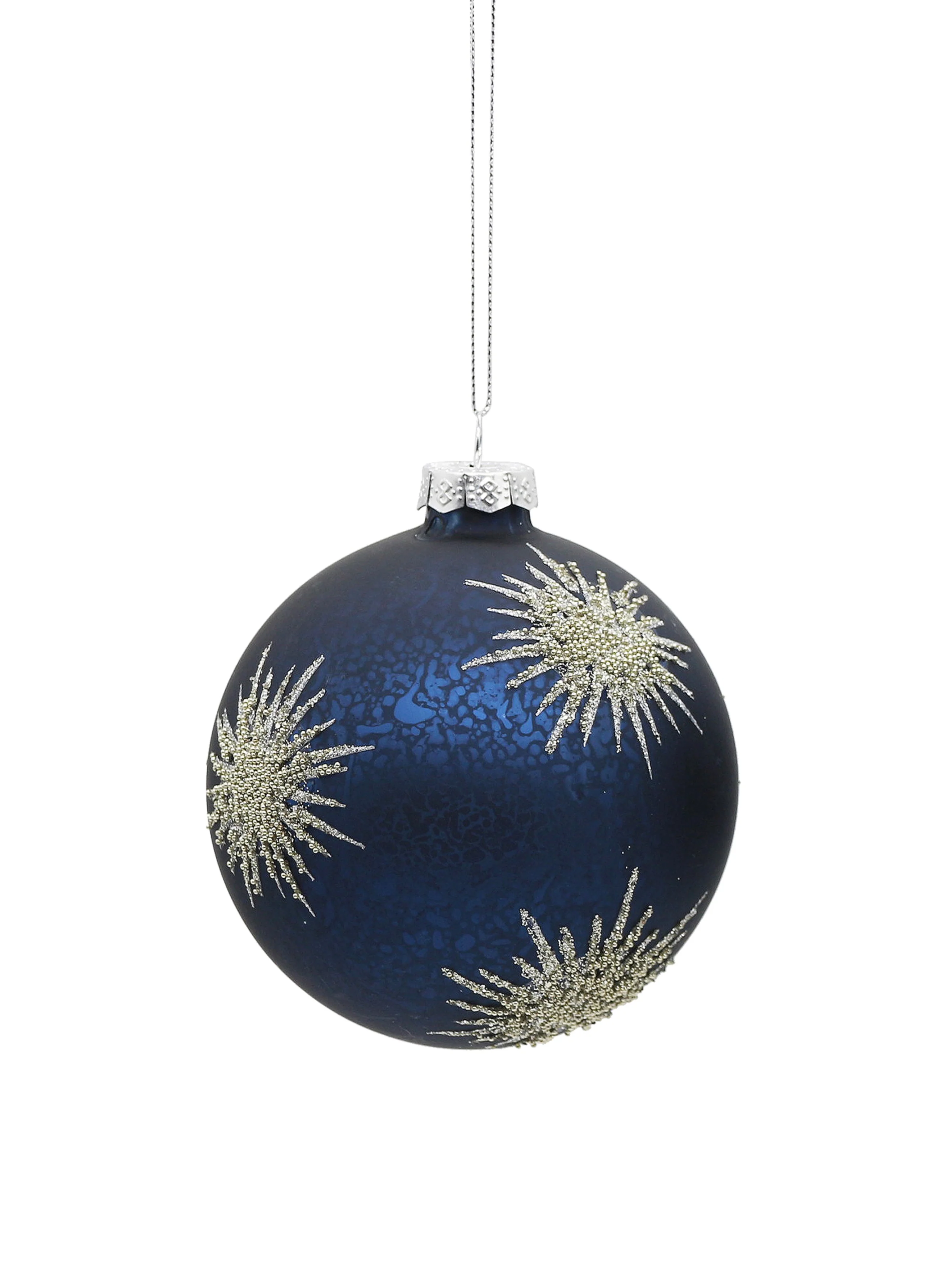 Starburst Ornament Blue/Silver - Image 3