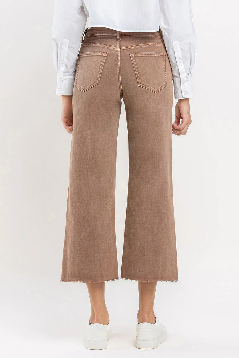 Stella High Rise Crop Wide Leg Jeans - Image 3