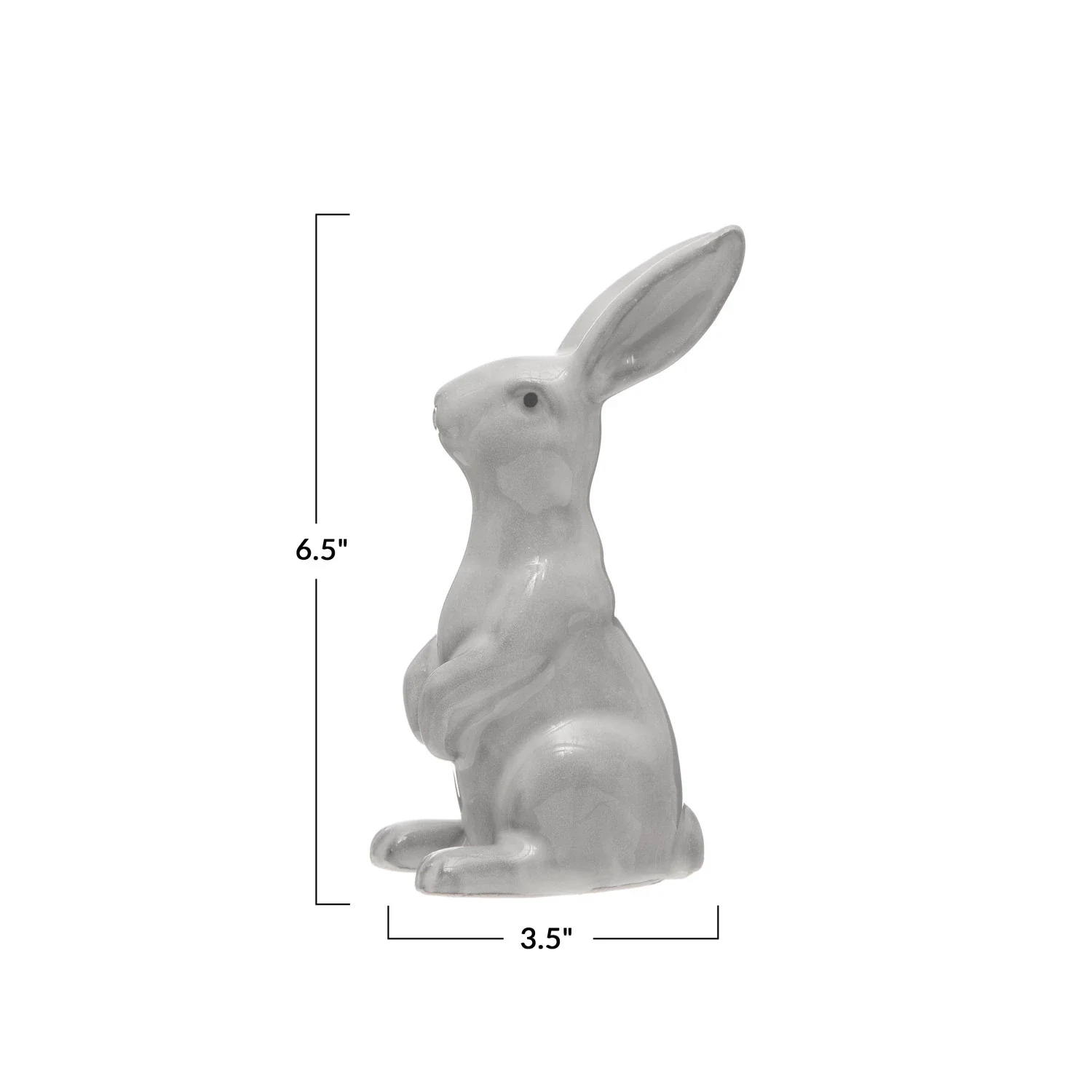 Stoneware Rabbit White - Image 2
