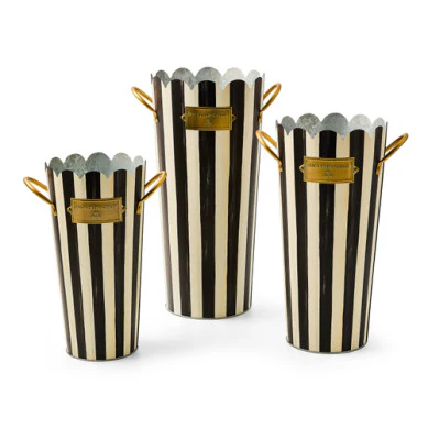 Stripe Flower Bucket - Sold Individually - Image 4