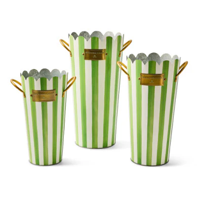 Stripe Flower Bucket - Sold Individually - Image 5