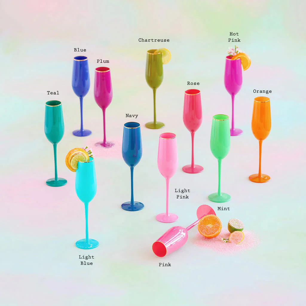 Sugar Plum Champagne Flute - Sold Individually