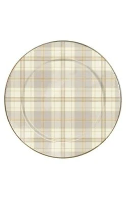 Tartan Latte Charger/Plate
