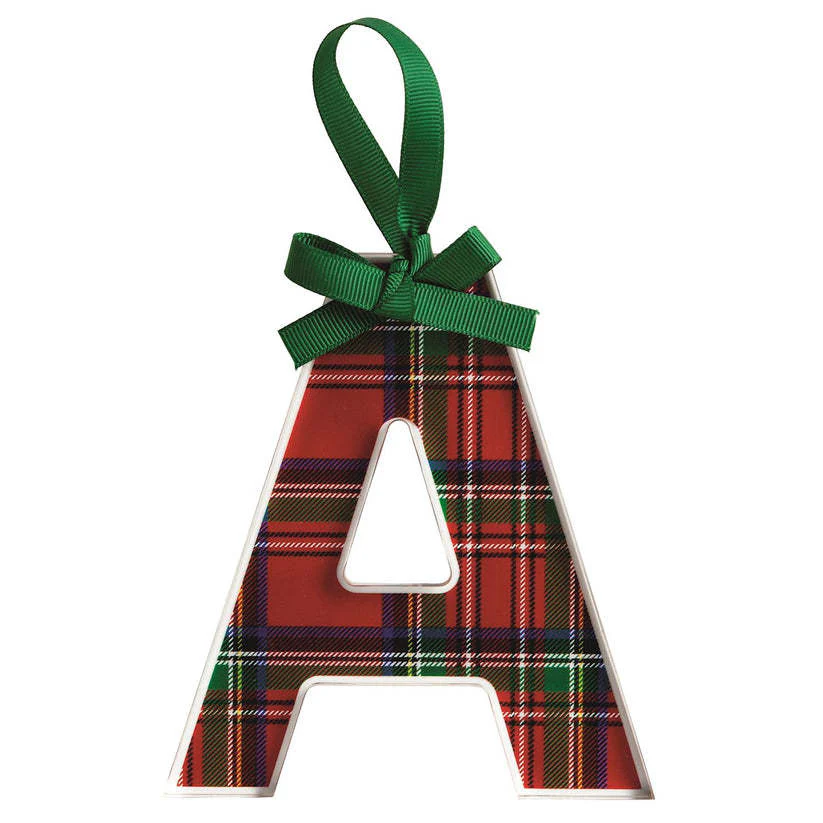 Tartan Letter Ornaments - Image 12