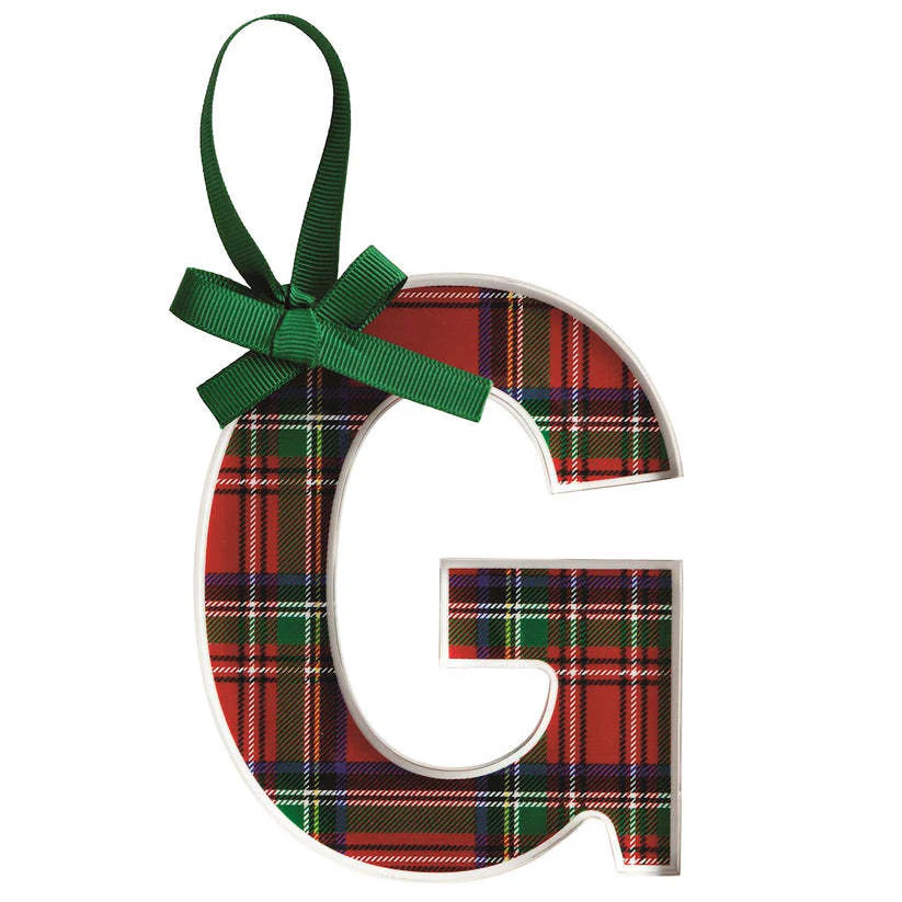 Tartan Letter Ornaments - Image 18