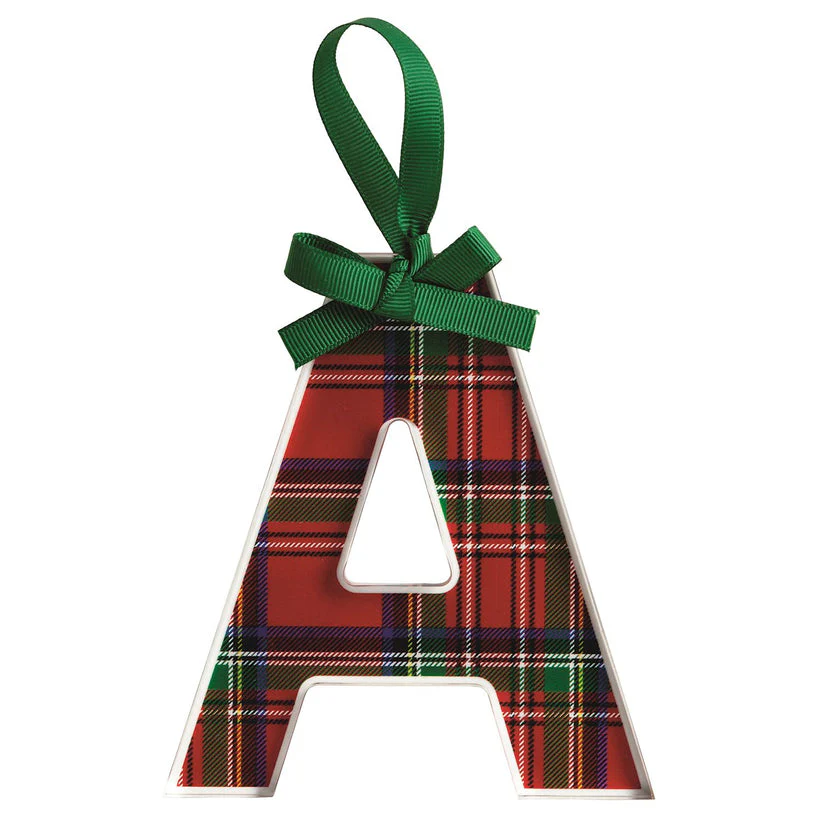 Tartan Letter Ornaments - Image 21