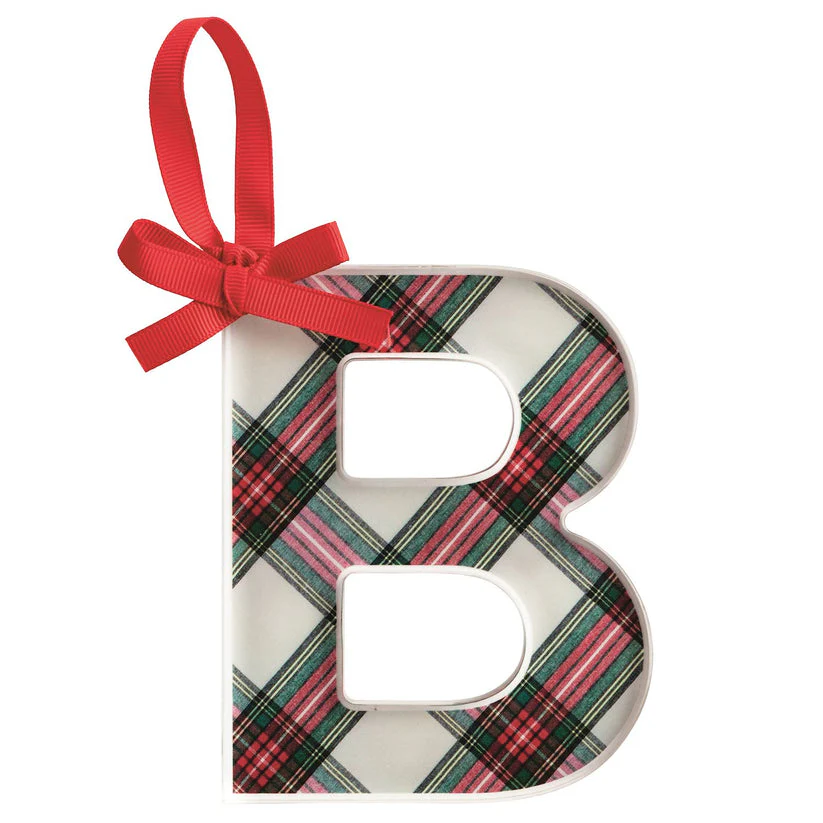 Tartan Letter Ornaments - Image 22