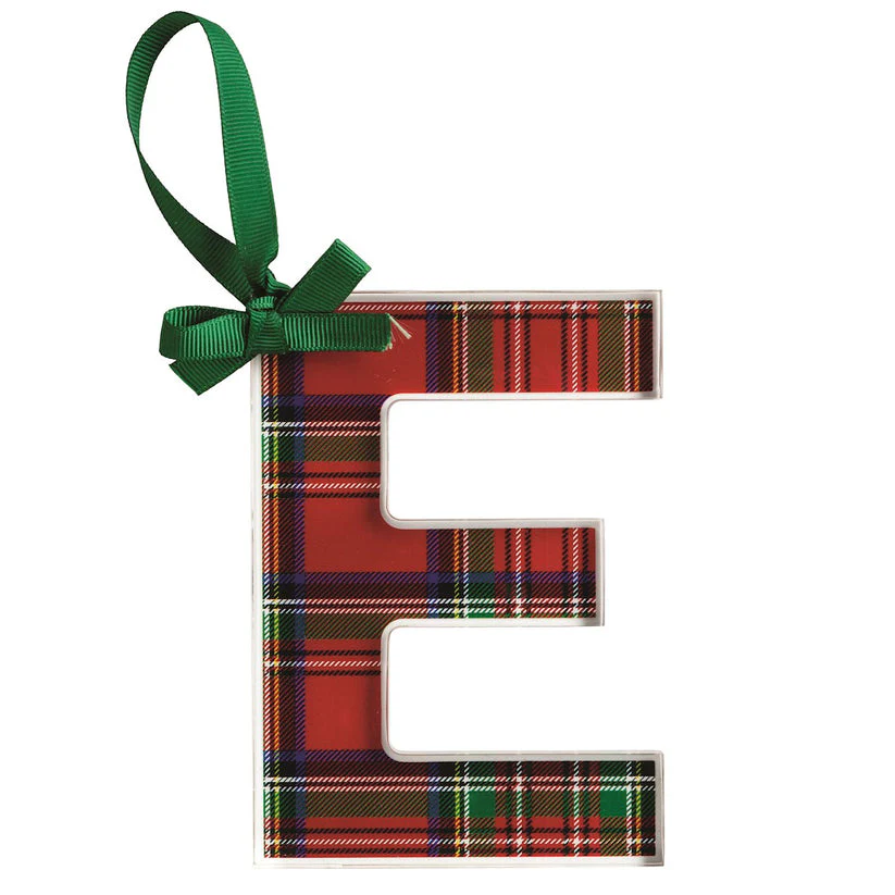 Tartan Letter Ornaments - Image 25