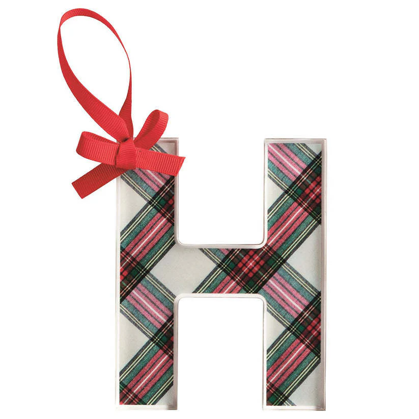 Tartan Letter Ornaments - Image 3