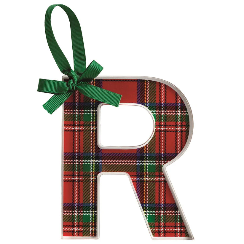 Tartan Letter Ornaments - Image 35