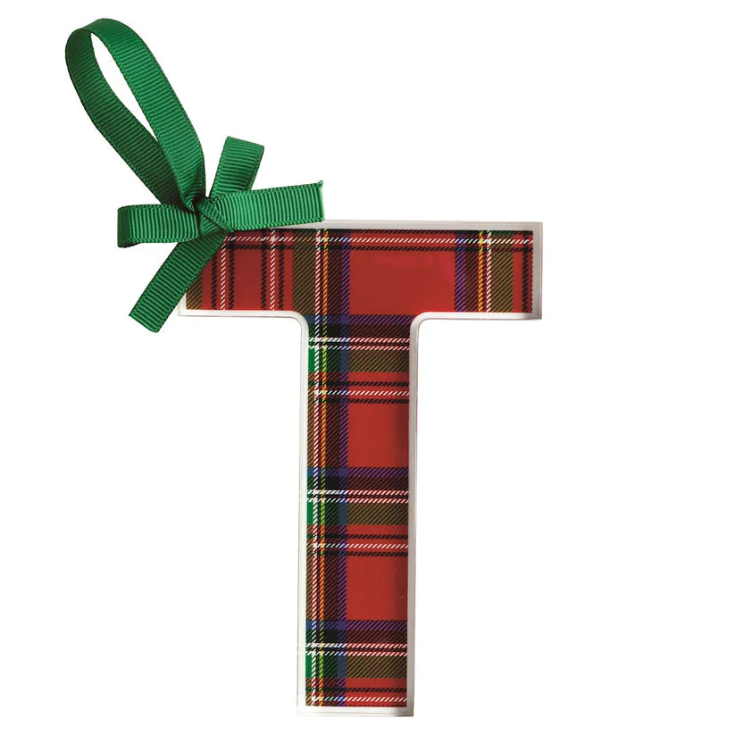 Tartan Letter Ornaments - Image 36