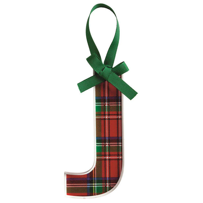 Tartan Letter Ornaments - Image 4
