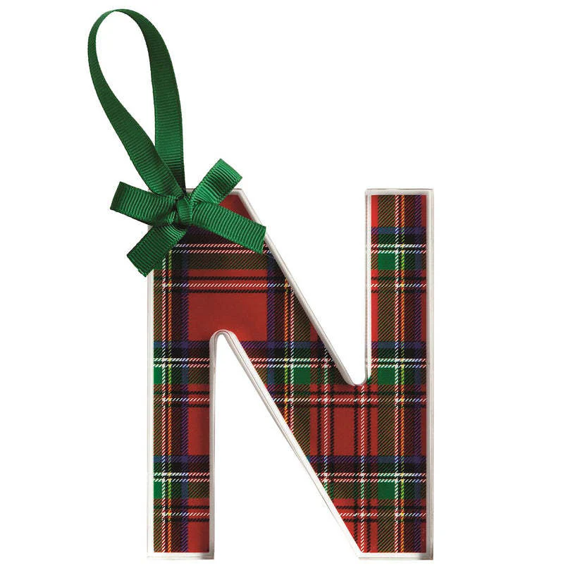 Tartan Letter Ornaments - Image 7