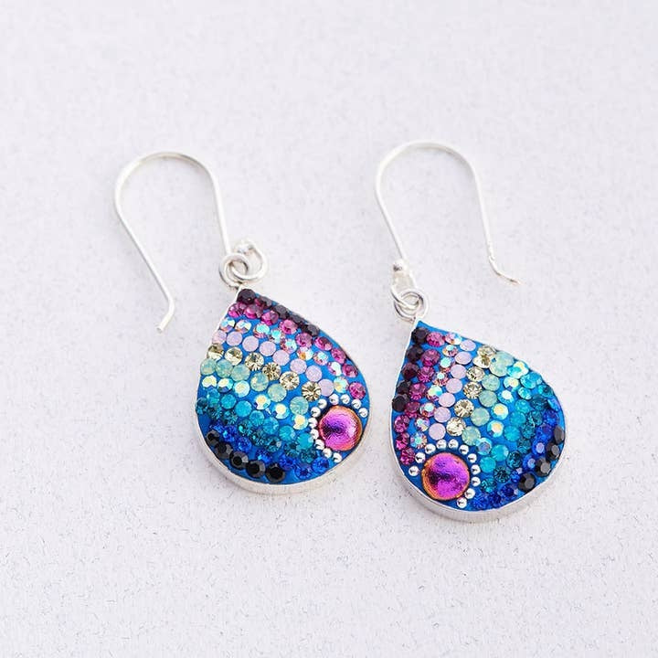 Teardrop Mosaic Earrings - Image 2