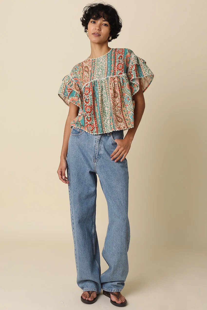 Teresa Flutter Sleeve Top - Image 6