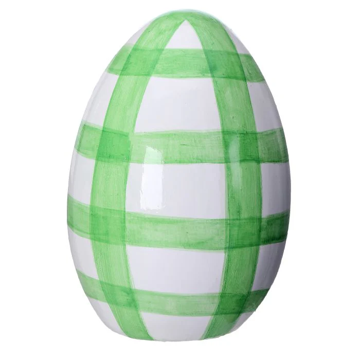 Terracotta Check Egg