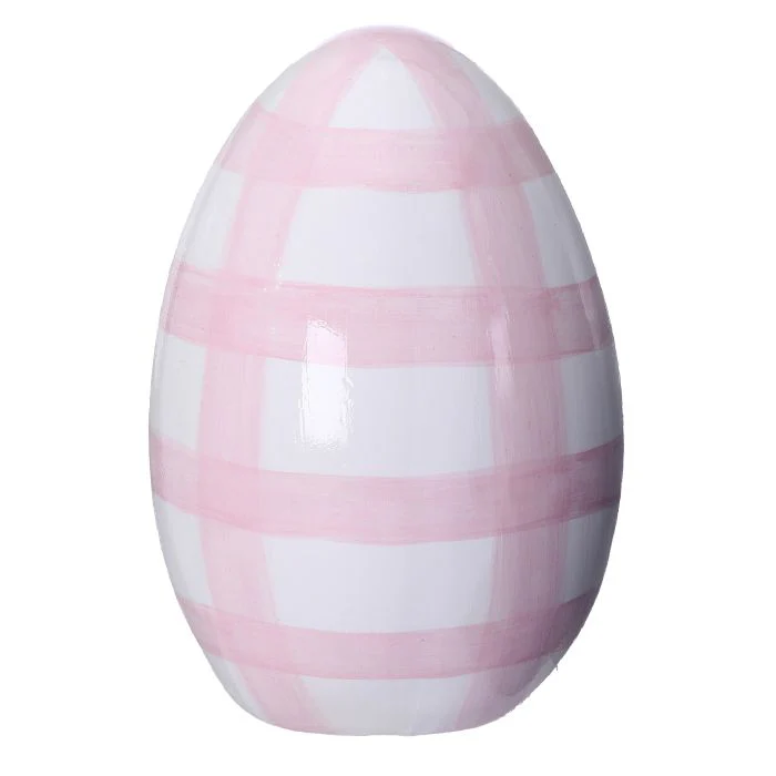 Terracotta Check Egg - Image 5