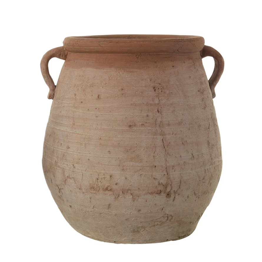 Terracotta Urn w/ Whitewash Finish