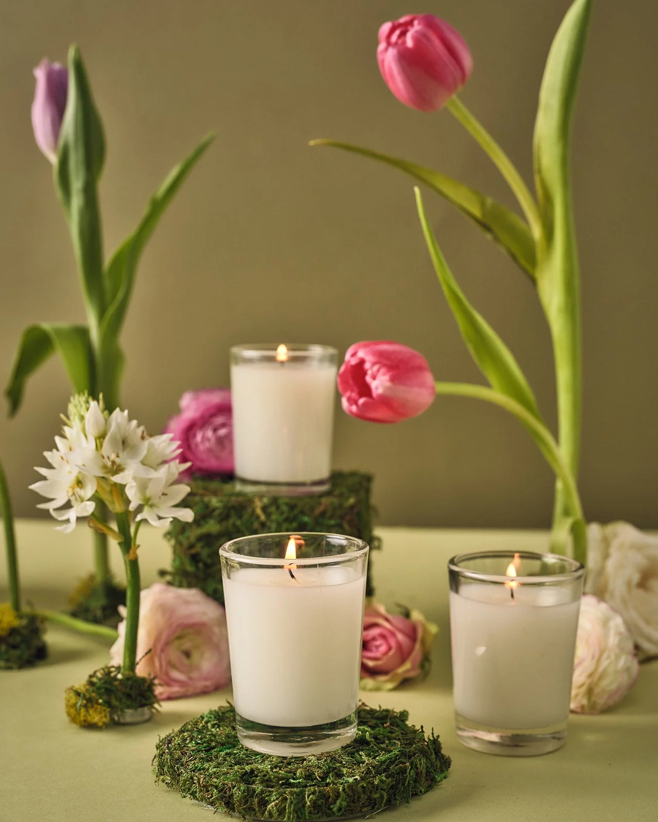 The Smell of Spring - Votive Glass Candle - Image 3