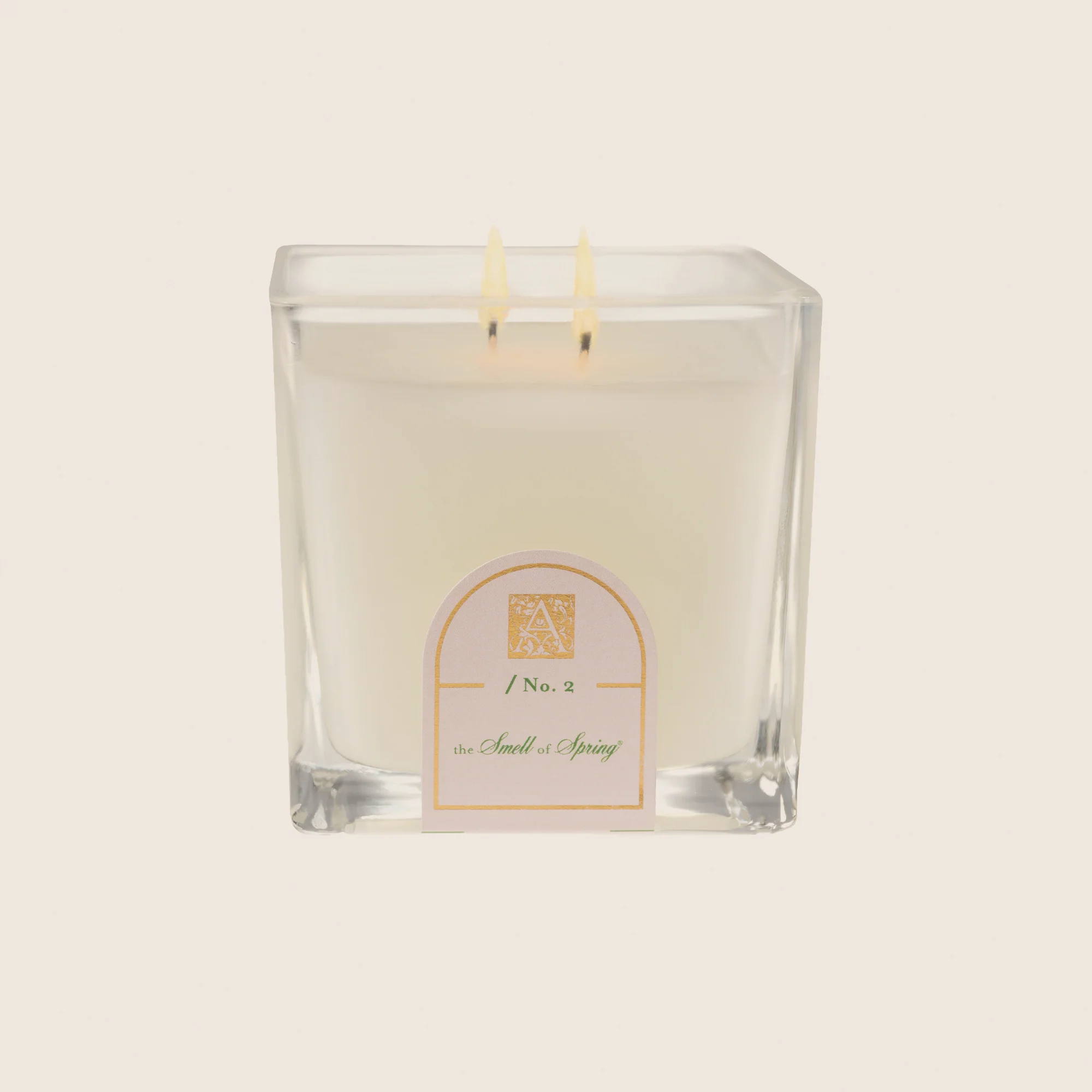 The Smell of Spring - Cube Glass Candle