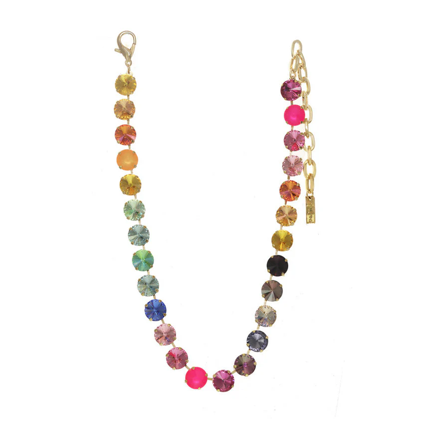 The Sofia Necklace in Watermelon Mix - Image 3