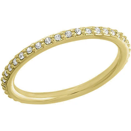 Thin Diamond Gold Layers Ring - Image 6