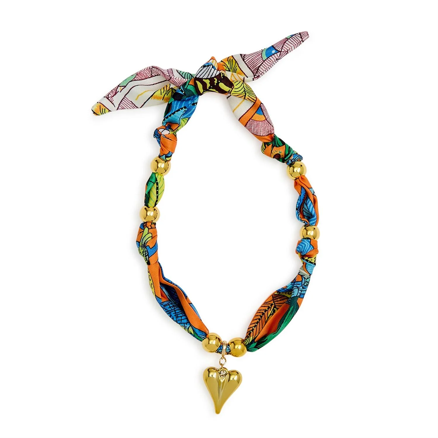 Tied to You Adjustable Scarf Necklace - Image 4