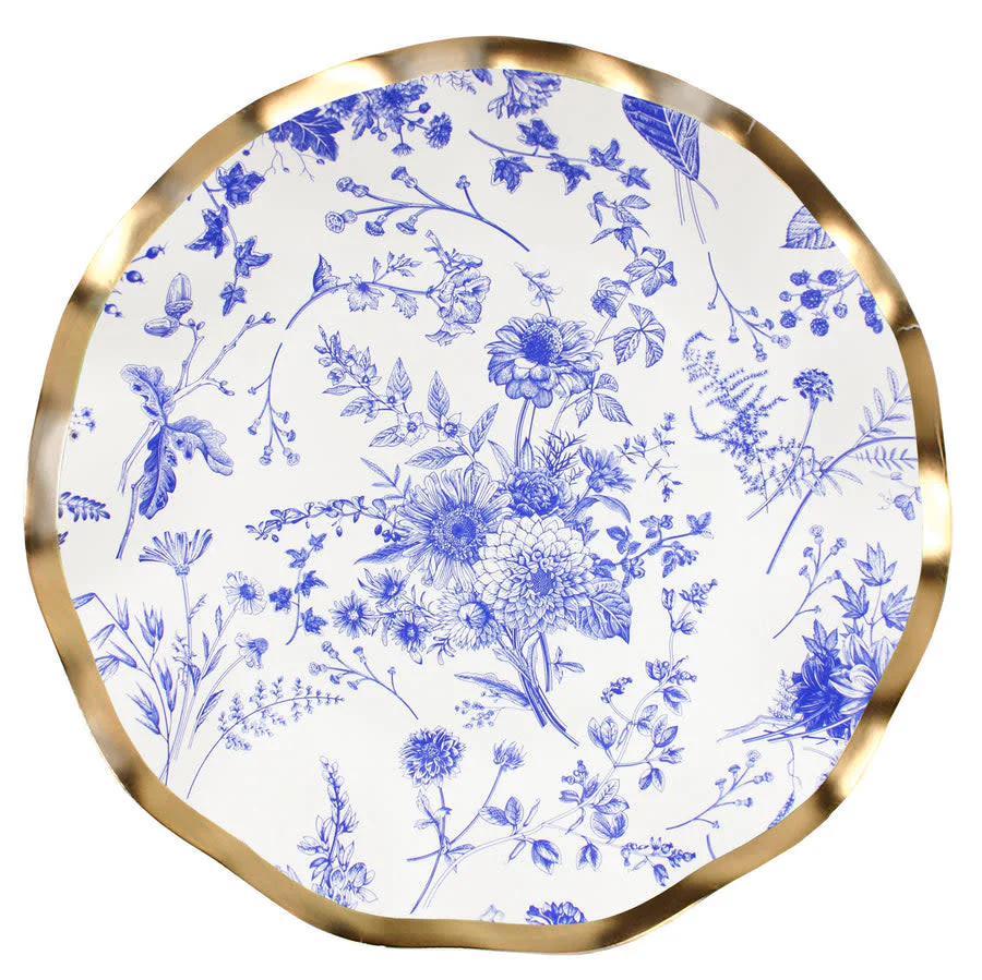 Timeless Wavy Paper Salad Plate - Image 2