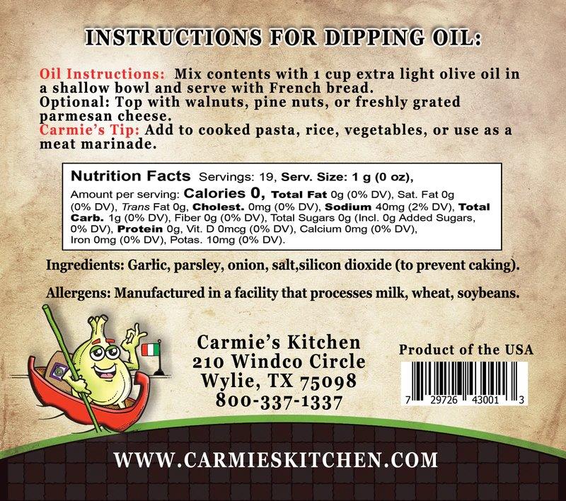 Toasted Garlic Dipping Oil Seasoning - Image 3