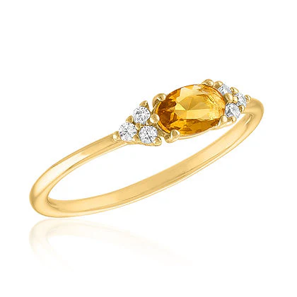 Topaz Horizon Gold Layers Ring - Image 4
