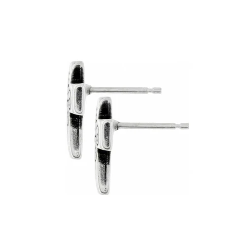 True Cross Mini Post Earrings - Image 4