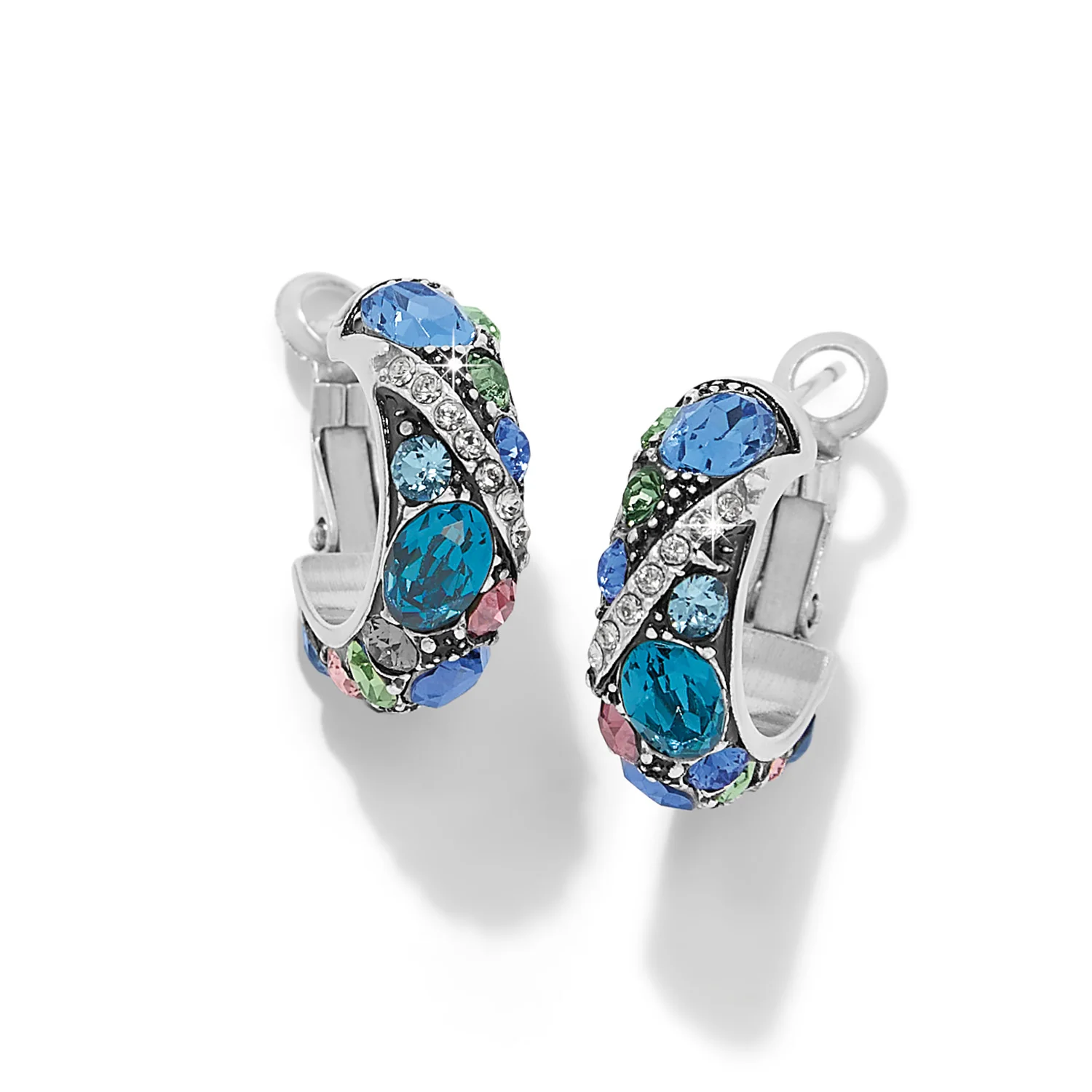 Trust Your Journey Blues Hoop Earrings - Image 2