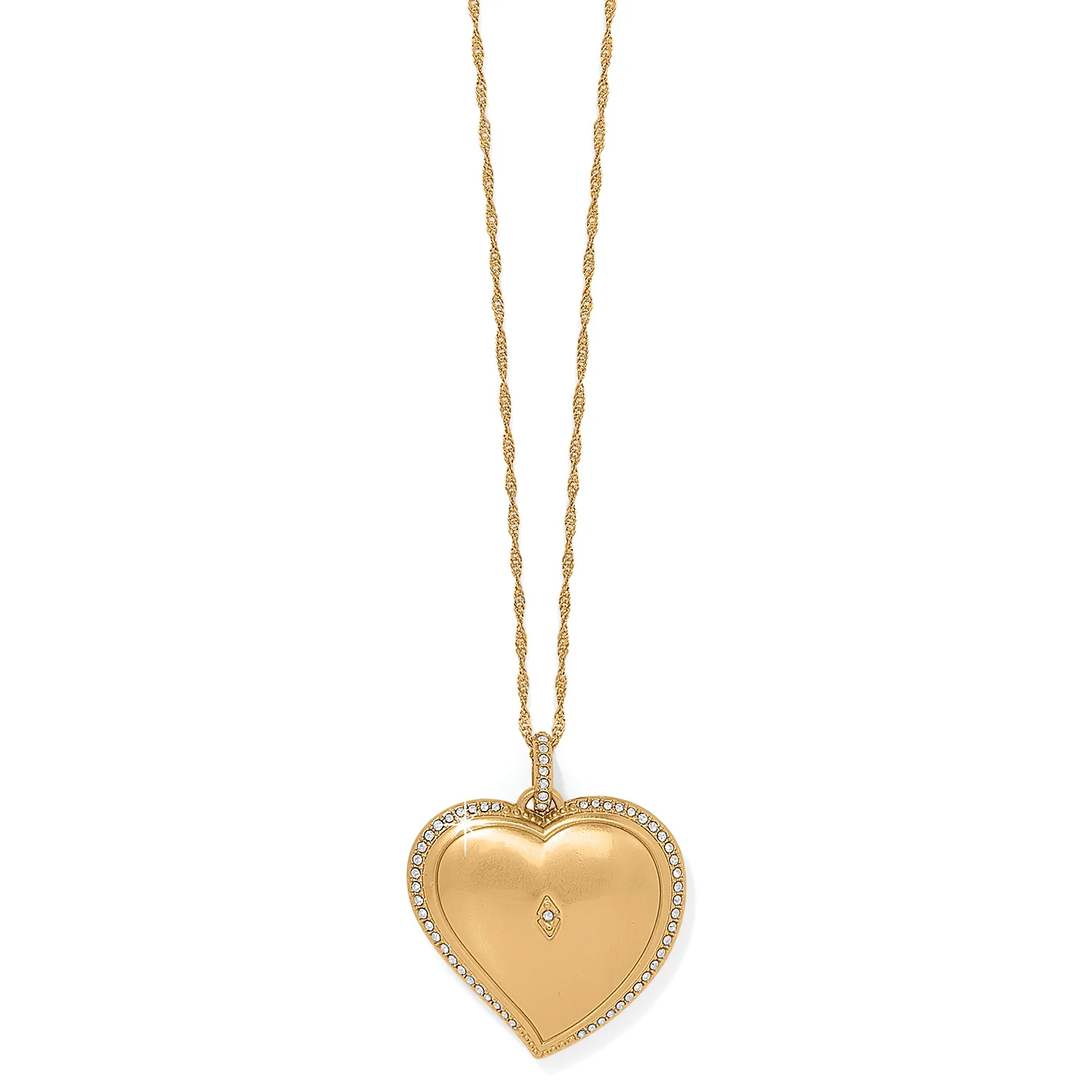 Trust Your Journey Convertible Reversible Large Heart Necklace - Image 2