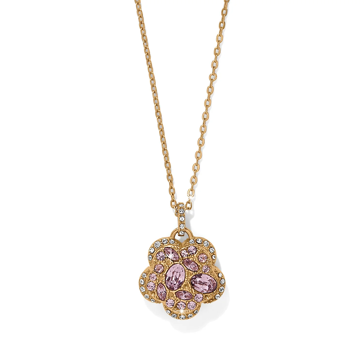 Trust Your Journey Flower Necklace - Image 2