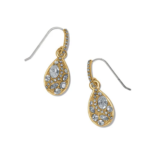 Trust Your Journey Golden French Wire Earrings - Image 3