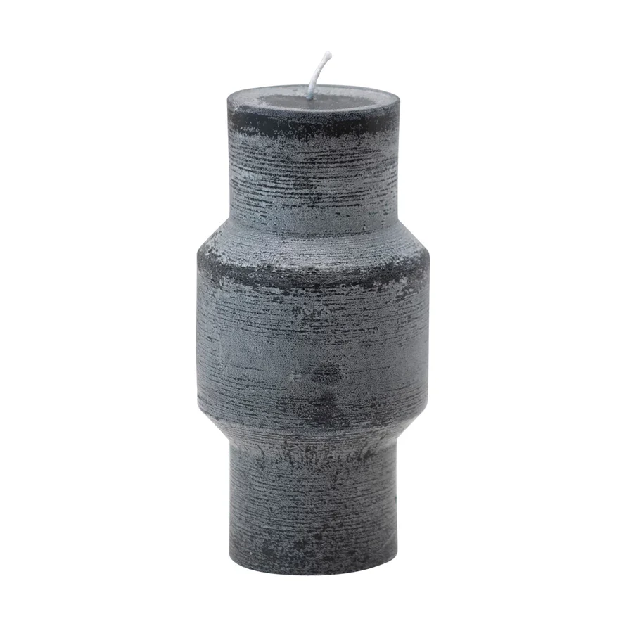 Unscented Totem Pillar Candle